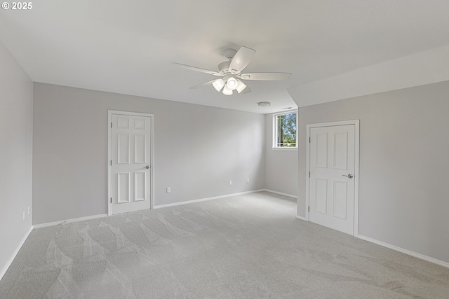 1974 SE 60th Ave, Hillsboro, OR 97123 - spare room with ceiling fan, light colored carpet, and baseboards