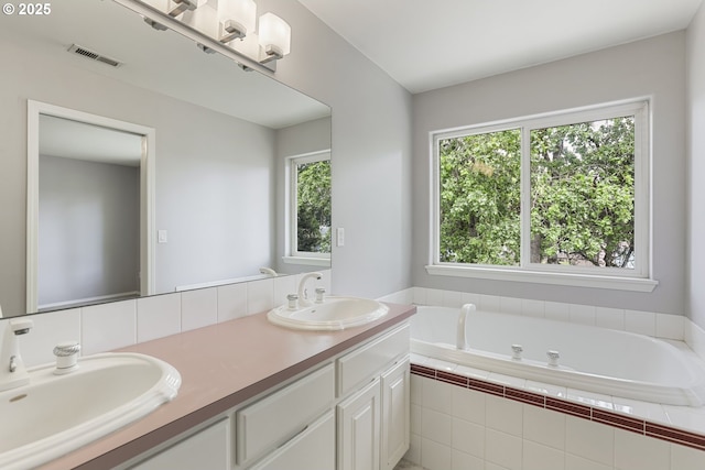 1974 SE 60th Ave, Hillsboro, OR 97123 - bathroom with a bath and double vanity