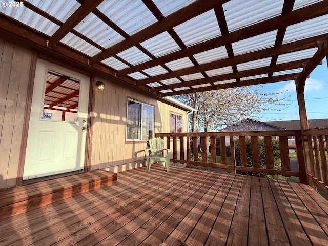 view of deck