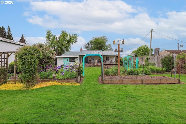 28805 Royal Ave, Eugene, OR 97402 - view of yard with a vegetable garden