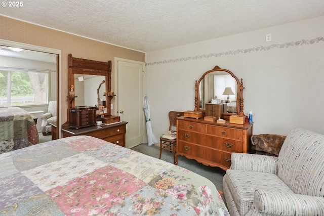 28805 Royal Ave, Eugene, OR 97402 - bedroom with carpet and a textured ceiling