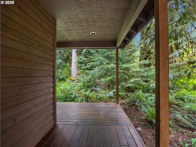 24982 E Tillicum St, Welches, OR 97067 - view of wooden deck