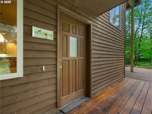 24982 E Tillicum St, Welches, OR 97067 - entrance to property featuring a deck