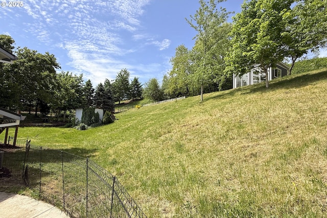 view of yard