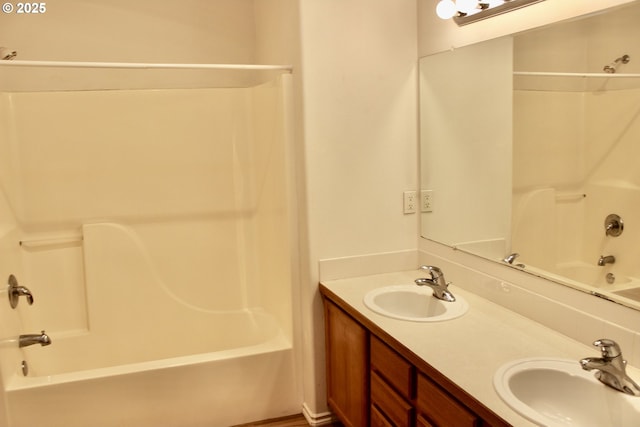 203 Robin Ct, Creswell, OR 97426 - full bathroom with shower / bath combination and double vanity