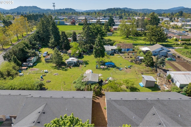 2165 Laura St, Springfield, OR 97477 - birds eye view of property with a mountain view and a residential view