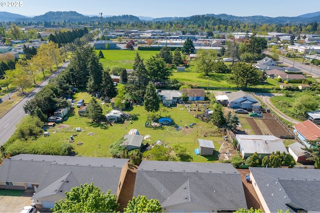 2165 Laura St, Springfield, OR 97477 - birds eye view of property featuring a mountain view and a residential view