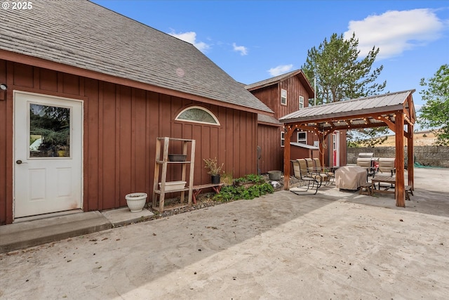 18122 Hulden Ln, Arlington, OR 97812 - view of patio / terrace with a gazebo