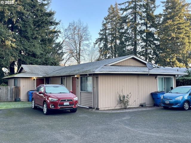 view of ranch-style home