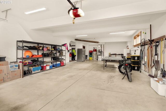 8866 Ocean Crest Ln, Manzanita, OR 97130 - garage featuring a garage door opener