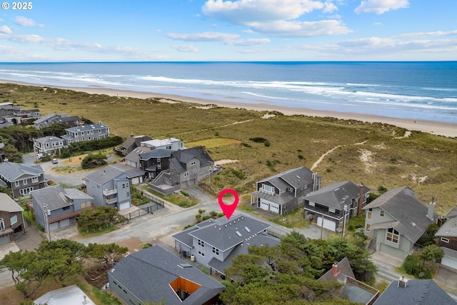 8866 Ocean Crest Ln, Manzanita, OR 97130 - aerial view of residential area featuring unending shoreline