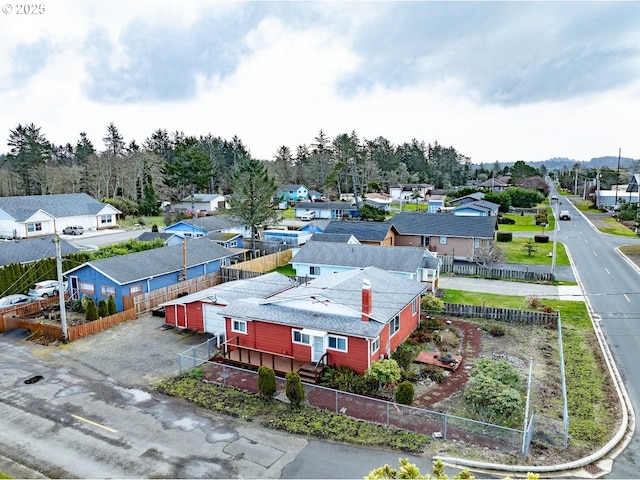 birds eye view of property featuring a residential view