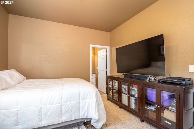 bedroom featuring carpet