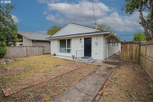 1540 Juniper St, Junction City, OR 97448 - view of front of property with a fenced backyard