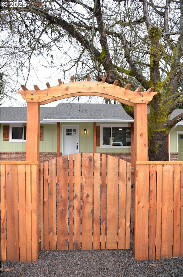 view of ranch-style home