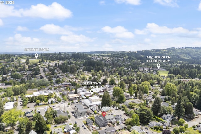 16033 SW 2nd St, Sherwood, OR 97140 - drone / aerial view