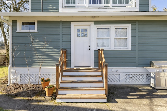 view of property entrance