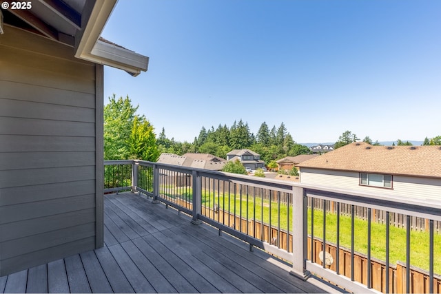 1845 S 15th Ct, Ridgefield, WA 98642 - wooden deck featuring a residential view