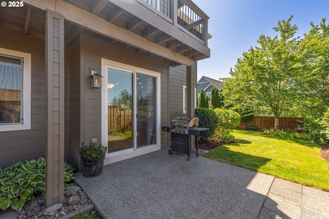 1845 S 15th Ct, Ridgefield, WA 98642 - view of patio / terrace with area for grilling and a balcony