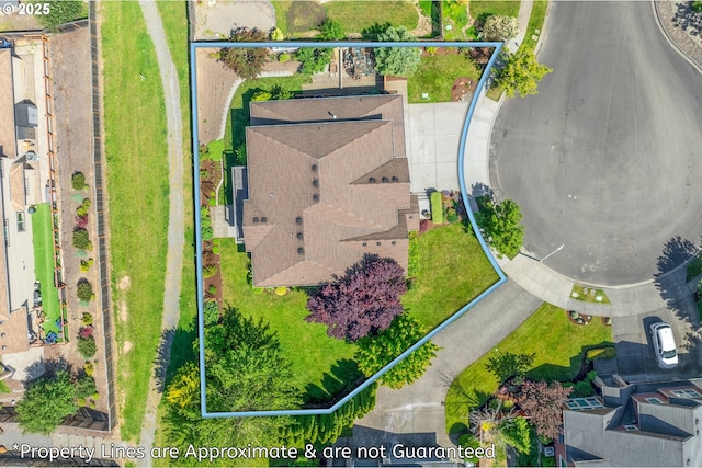 1845 S 15th Ct, Ridgefield, WA 98642 - aerial overview of property's location with property boundaries highlighted