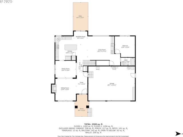 1845 S 15th Ct, Ridgefield, WA 98642 - property floor plan