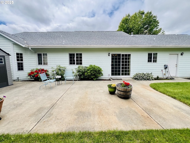 2295 Chi Chi Ln, Sutherlin, OR 97479 - rear view of house featuring a patio and a shingled roof