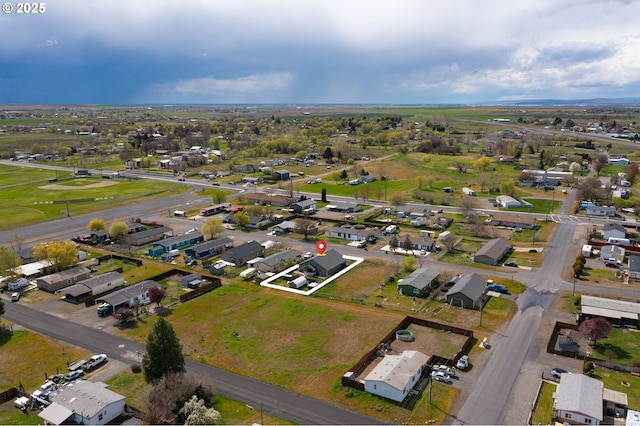 birds eye view of property featuring a residential view