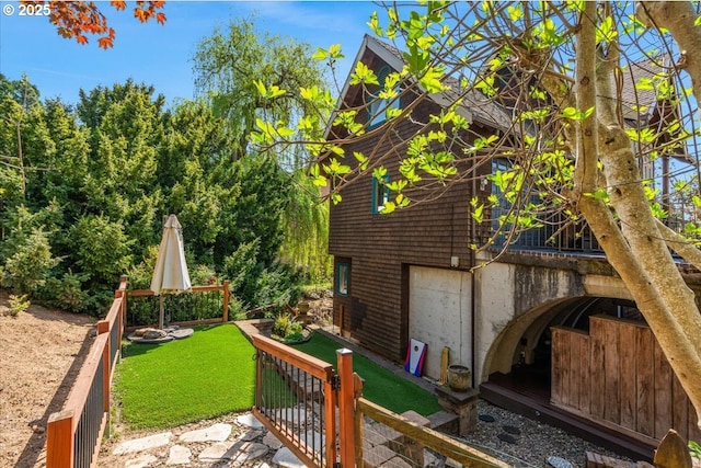 view of yard