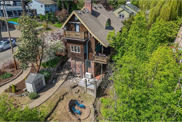 bird's eye view