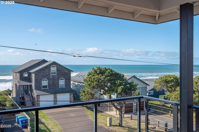2150 NW Inlet Ave, Lincoln City, OR 97367 - balcony featuring a water view