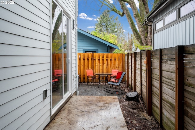 view of patio