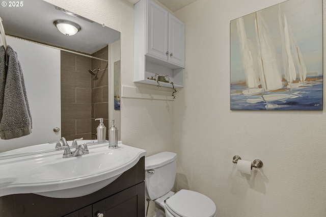 1842 SW Lobelia St, Portland, OR 97219 - full bathroom featuring vanity and a tile shower
