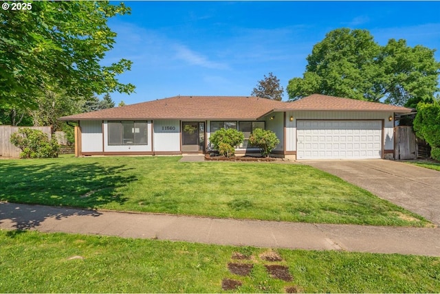 11560 SW Settler Way, Beaverton, OR 97008 - ranch-style home with an attached garage and concrete driveway