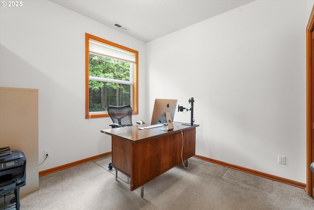 3715 SW Marquam Hill Rd, Portland, OR 97239 - office area with baseboards and light colored carpet