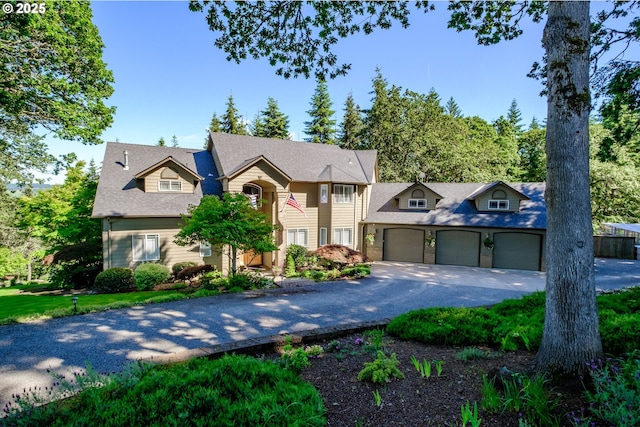 37676 Kathleen Ct, Lebanon, OR 97355 - view of front of home with asphalt driveway and a garage