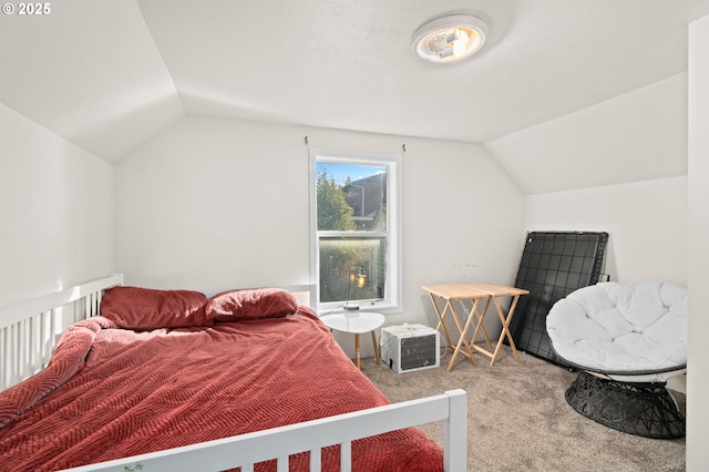 410 E D St, Rainier, OR 97048 - carpeted bedroom featuring lofted ceiling