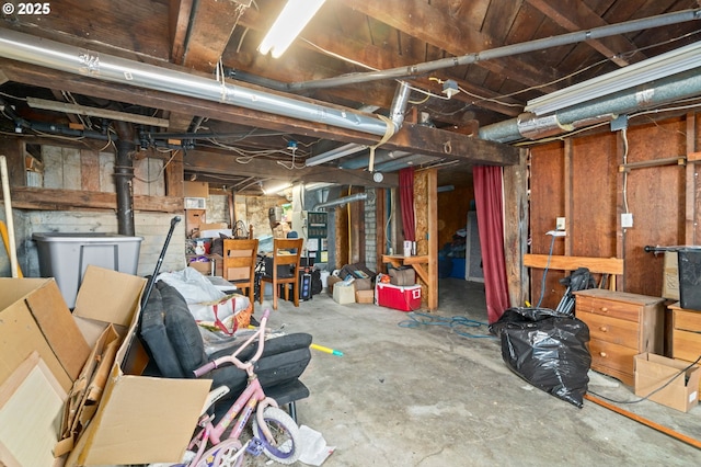 410 E D St, Rainier, OR 97048 - view of unfinished below grade area