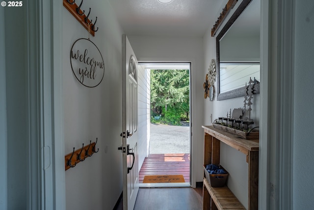 42810 NE 244th Ave, Amboy, WA 98601 - doorway to outside featuring wood finished floors
