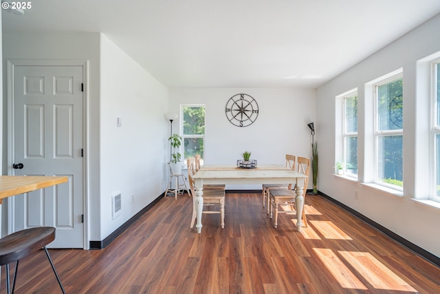 42810 NE 244th Ave, Amboy, WA 98601 - dining room featuring dark wood finished floors and baseboards