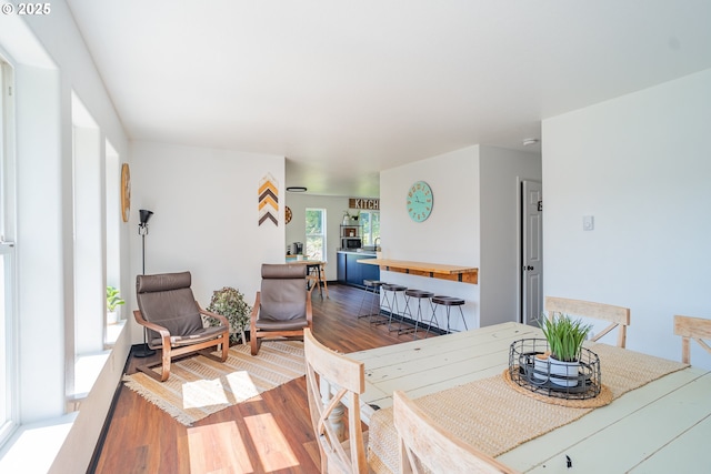42810 NE 244th Ave, Amboy, WA 98601 - dining area featuring wood finished floors