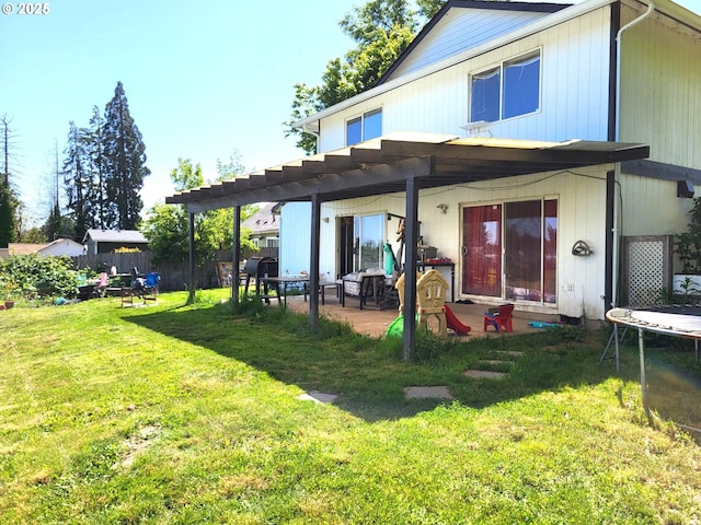 729 NW Evans St, Sheridan, OR 97378 - rear view of property with a patio area