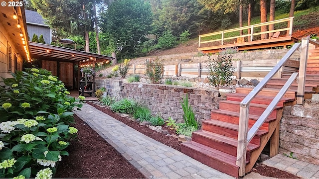 190 SE Shafford St, Estacada, OR 97023 - view of yard featuring stairway