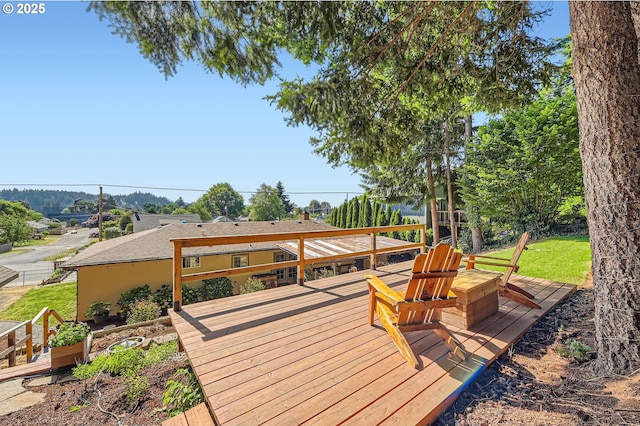 190 SE Shafford St, Estacada, OR 97023 - view of wooden deck