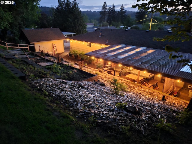 190 SE Shafford St, Estacada, OR 97023 - view of yard featuring a garden