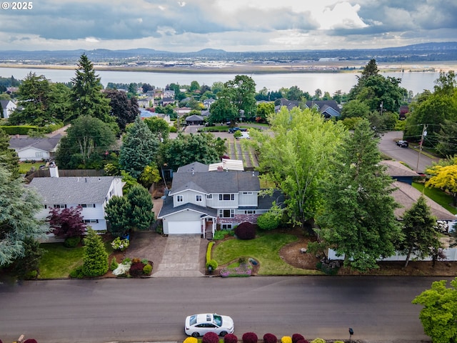 7105 Mississippi Dr, Vancouver, WA 98664 - aerial view of property and surrounding area featuring a nearby body of water