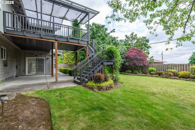 7105 Mississippi Dr, Vancouver, WA 98664 - view of yard with a patio and a deck