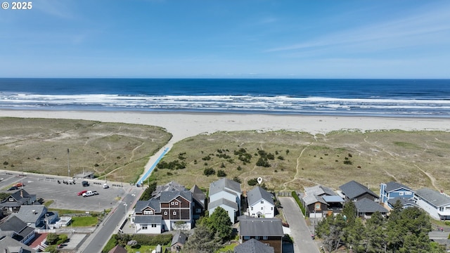 1209 N Prom, Seaside, OR 97138 - aerial overview of property's location featuring expansive beach and nearby suburban area