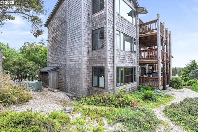 2801 Willows Rd Unit 1, Seaview, WA 98644 - view of property exterior featuring a wooden deck