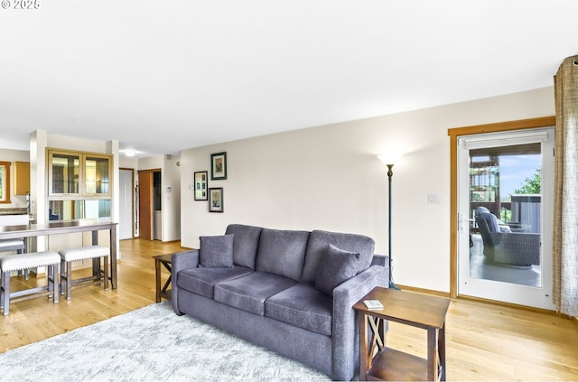 2801 Willows Rd Unit 1, Seaview, WA 98644 - living area featuring light wood-style flooring
