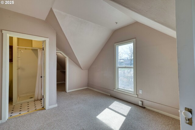 644 4th St, Myrtle Point, OR 97458 - bonus room featuring carpet flooring, baseboards, and lofted ceiling